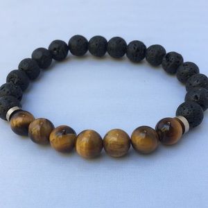 New! Tiger Eye Oil Diffuser Bracelet